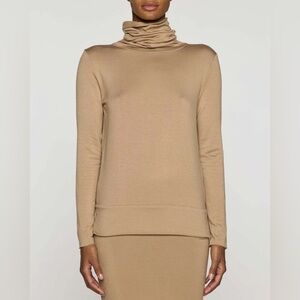 Bleusalt The Turtleneck in camel EUC Size 2